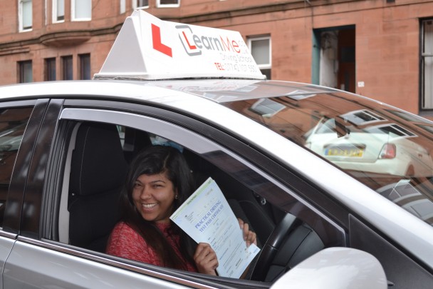 Partick driving lessons pass